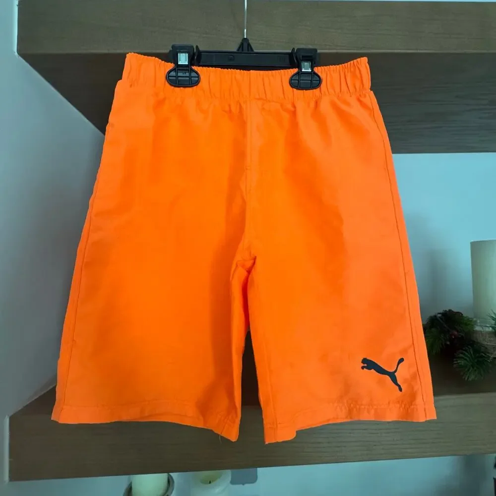 Puma Swim Trunks in Bright Orange